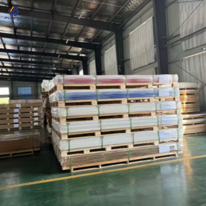 Lebar 1220mm Kaca Lembar Akrilik Potong Ke Ukuran Pilihan Warna Rose Gold 9