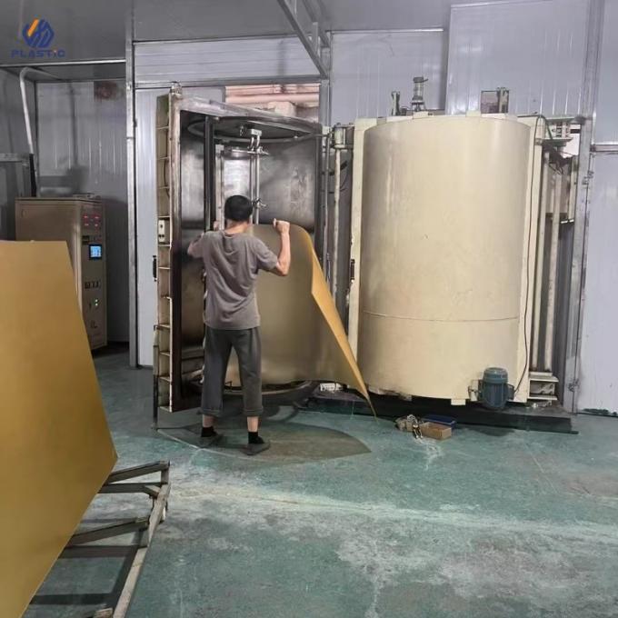 Lebar 1220mm Kaca Lembar Akrilik Potong Ke Ukuran Pilihan Warna Rose Gold 5