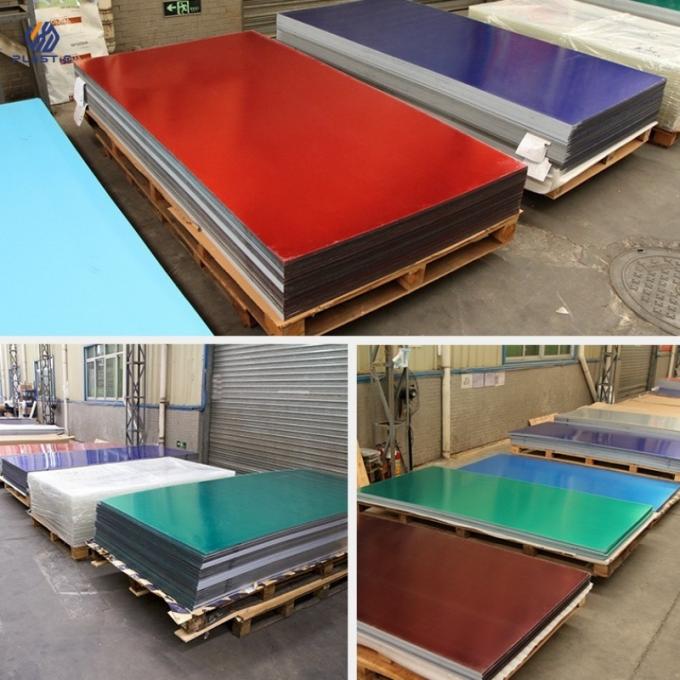 Lebar 1220mm Kaca Lembar Akrilik Potong Ke Ukuran Pilihan Warna Rose Gold 11