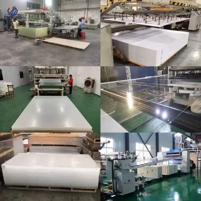 Lebar 1220mm Kaca Lembar Akrilik Potong Ke Ukuran Pilihan Warna Rose Gold 7