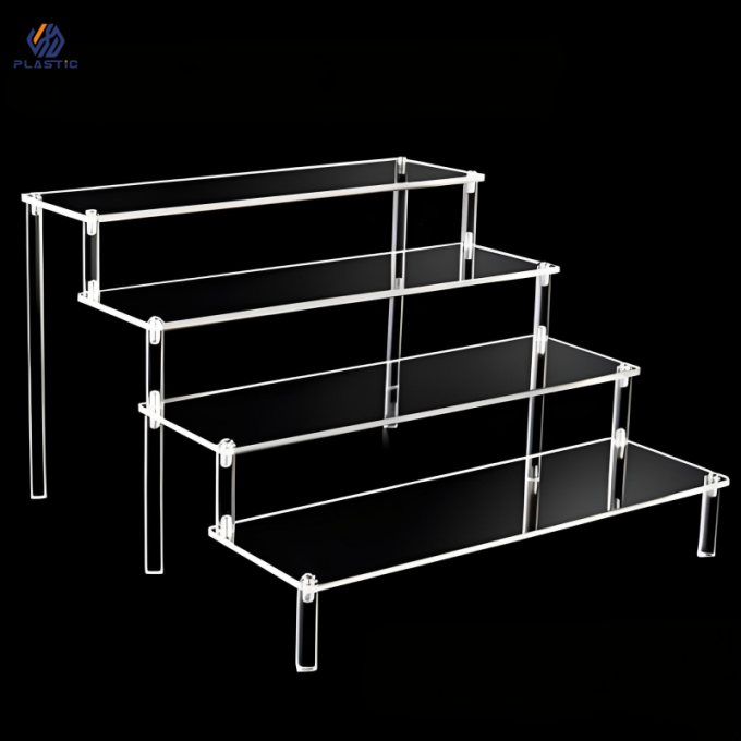 OEM ODM Acrylic Riser Display Stand راه حل صاف نمایش قفسه برای کسب و کار خود را 2