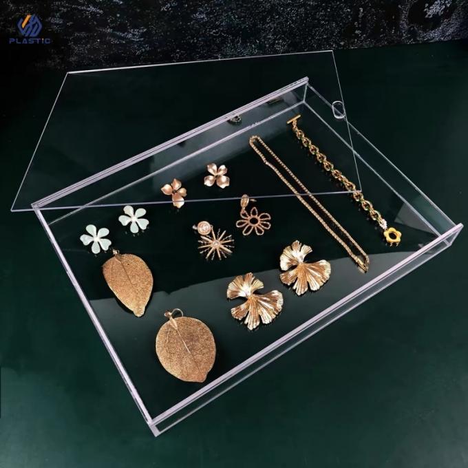 Acrylic Lucite Serving Tray Mudah Untuk Membersihkan Acrylic Storage Tray Ketebalan 3mm 3