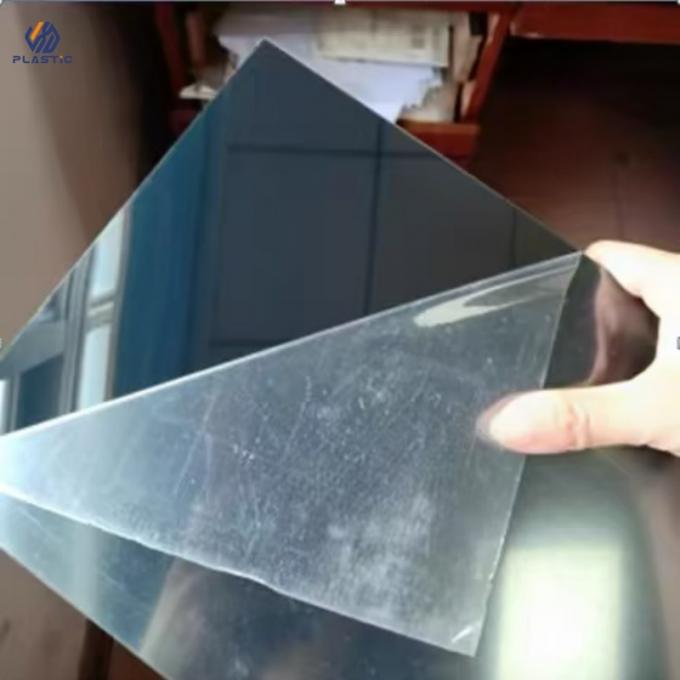 بدون چسب آینه نقره ای ورق آکریلیک 1220x2440mm 1000x2000mm با فیلم PE 1