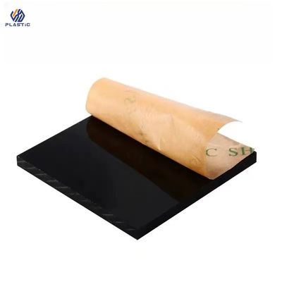 Harga yang bagus Glossy atau Matte Finish Hitam Warna Acrylic Sheet Tidak memudar Warna untuk outdoor on line