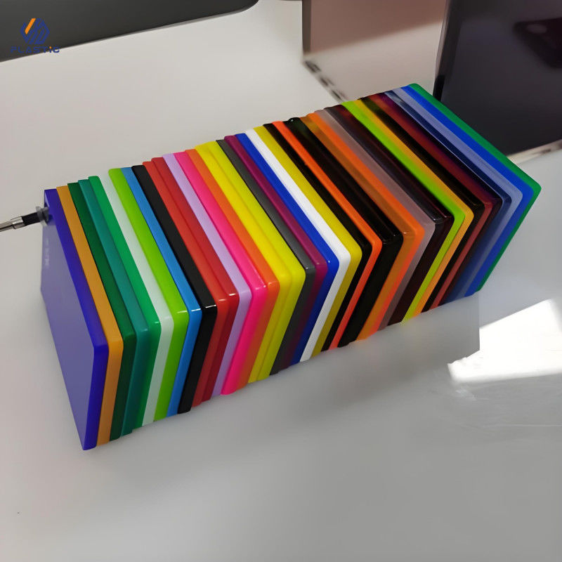 3 mm de espessura 4x8ft Painéis de folhas de acrílico de várias cores para produção de fundição