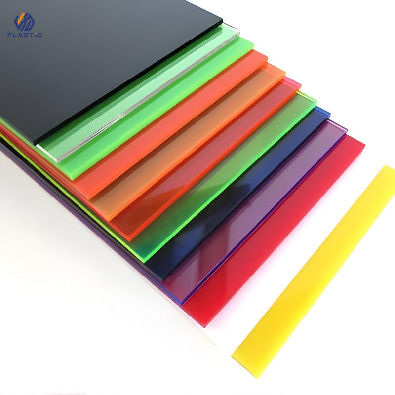 3 mm de espessura 4x8ft Painéis de folhas de acrílico de várias cores para produção de fundição