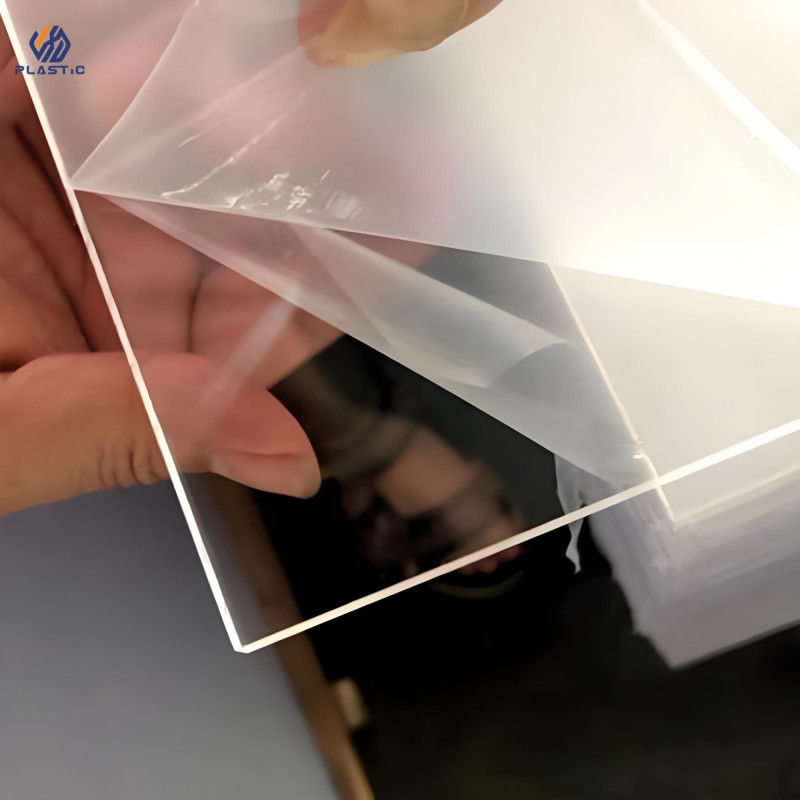 Painel de folha de acrílico transparente de alta transmissão de luz para necessidades internas e externas