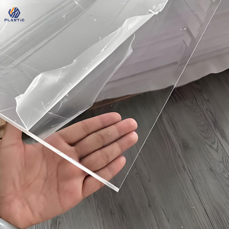 Painel de folha de acrílico transparente de alta transmissão de luz para necessidades internas e externas