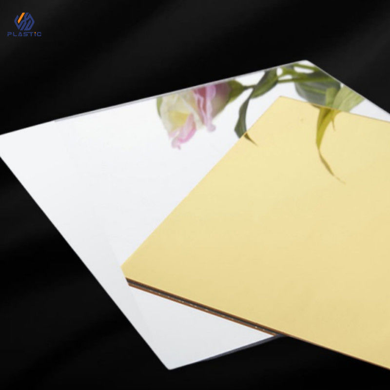 4ft X 8ft folha de acrílico colorido espelhado 1220mm largura duração longa OEM