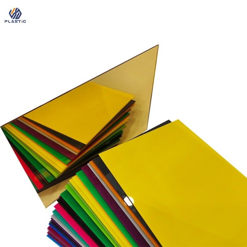 Folha acrílica de espelho de ouro 4ft X 8ft Tamanho Perspex Painéis de espelho OEM