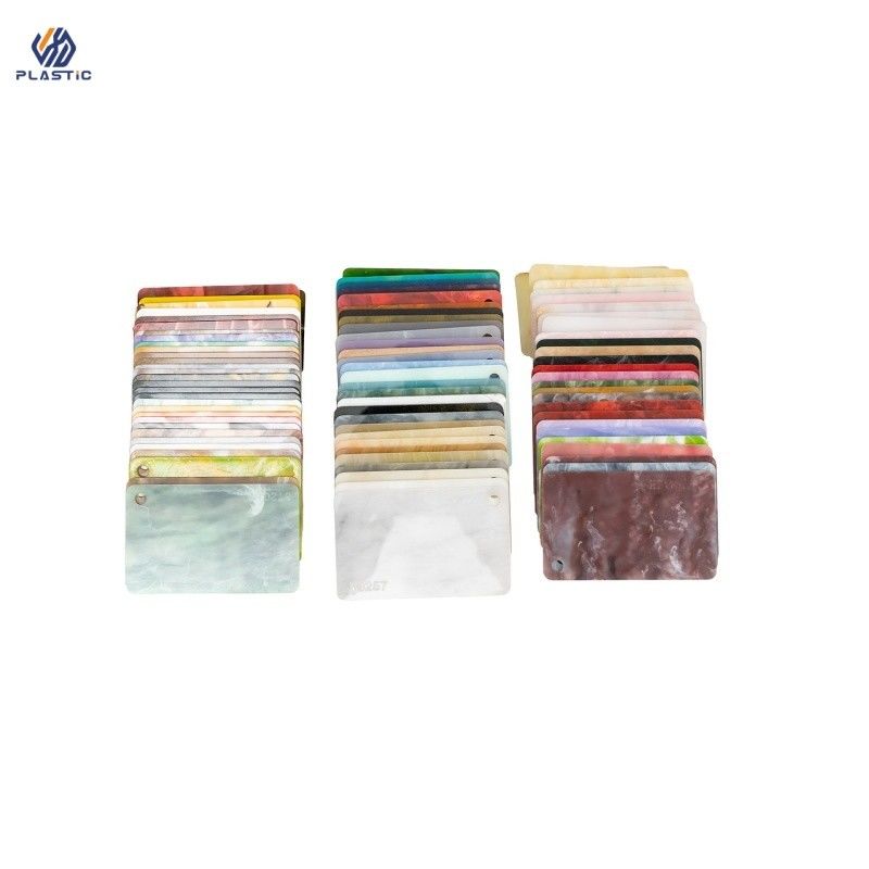 Folhas acrílicas de aspecto de mármore 1220x2440mm Folha de Perspex de mármore para materiais decorativos