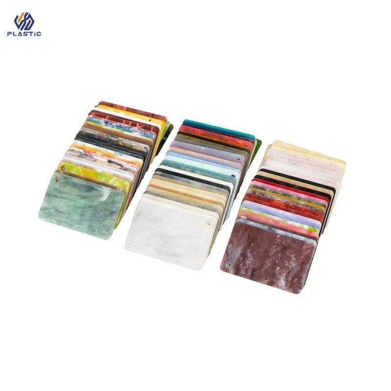 Folhas acrílicas de aspecto de mármore 1220x2440mm Folha de Perspex de mármore para materiais decorativos