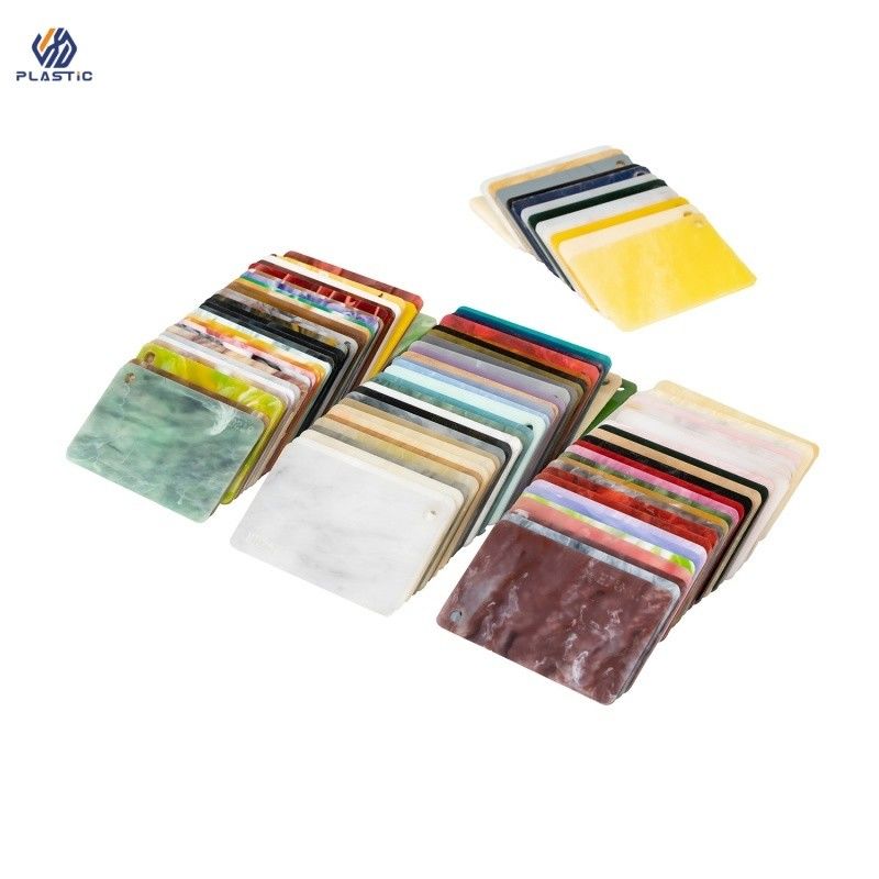 Folhas acrílicas de aspecto de mármore 1220x2440mm Folha de Perspex de mármore para materiais decorativos
