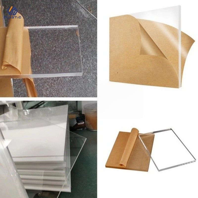 Laser de corte de folha de acrílico cortado 1/8 polegada espessura transparente custom cut painéis de acrílico