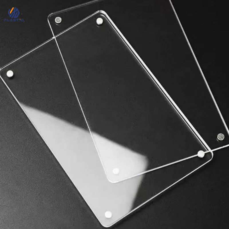 5x7 polegadas quadro fotográfico transparente acrílico UV resistente cor personalizada