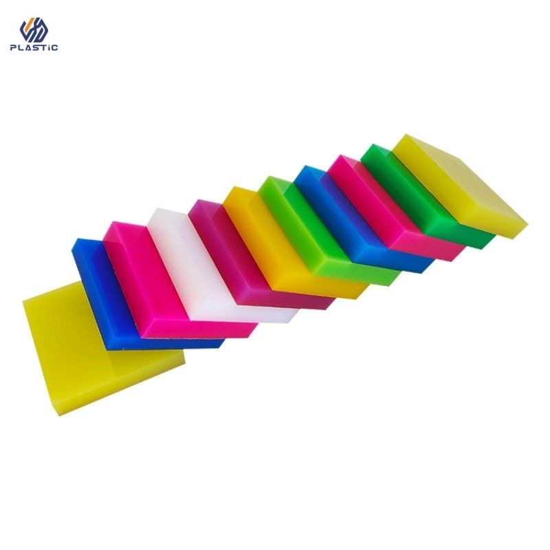 Folha de acrílico multicolor de 1220 mm x 2440 mm com acabamento de superfície brilhante ou fosco