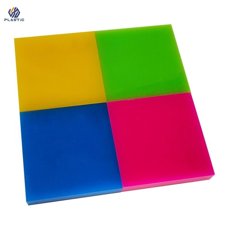 Folha de acrílico multicolor de 1220 mm x 2440 mm com acabamento de superfície brilhante ou fosco