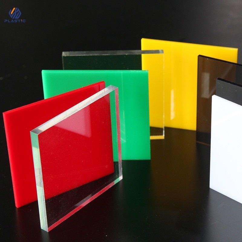 Folha de acrílico multicolor de 1220 mm x 2440 mm com acabamento de superfície brilhante ou fosco