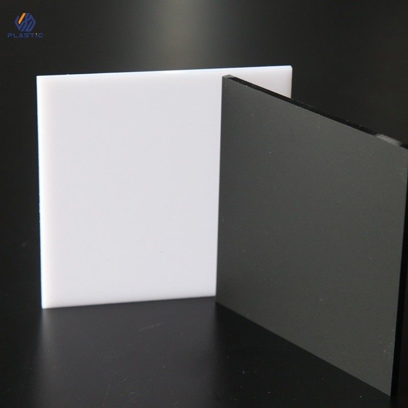 Folhas de plástico acrílico branco 1250x2450mm Painel acrílico Várias cores Resistente a intempéries