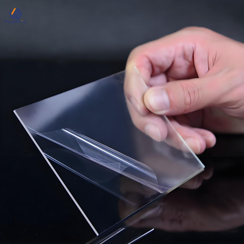 Publicidade ao ar livre Corte ao tamanho Folha de Perspex clara Resistente ao calor Logotipo OEM