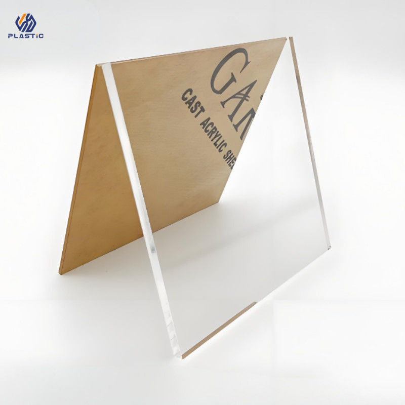Publicidade ao ar livre Corte ao tamanho Folha de Perspex clara Resistente ao calor Logotipo OEM