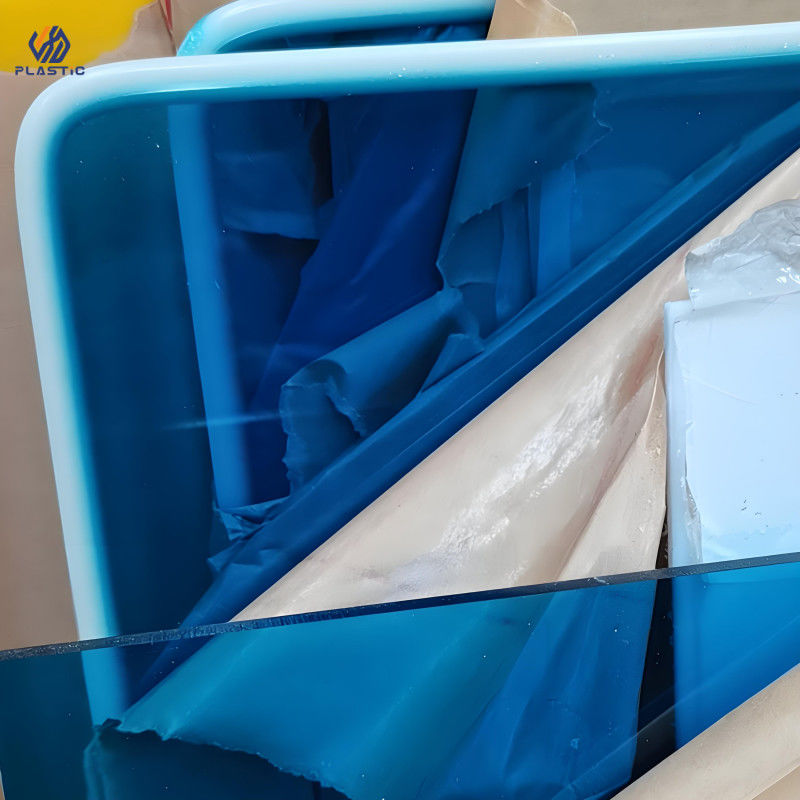 Folha de acrílico fundido colorido 1250x1850mm Resistente a arranhões Cor personalizada