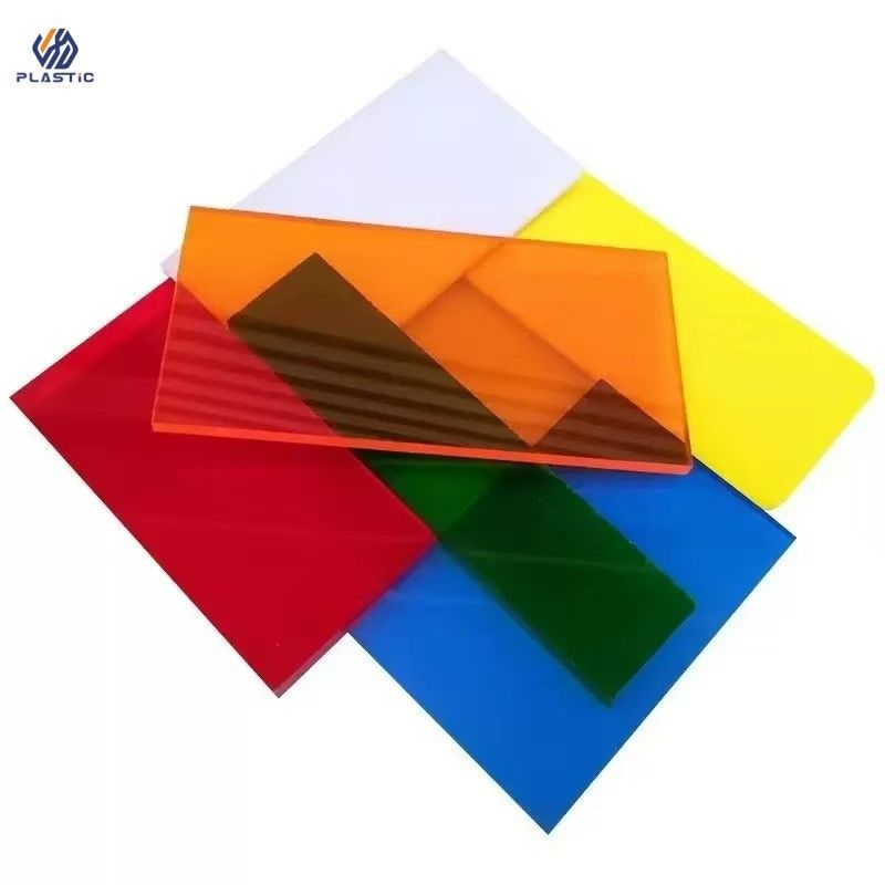 Độ dày tùy chỉnh Màu sắc Transparent Acrylic Sheet Kháng tác động Cast Acrylic Panel
