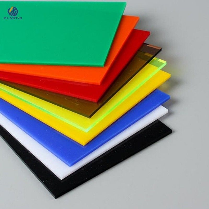 Độ dày tùy chỉnh Màu sắc Transparent Acrylic Sheet Kháng tác động Cast Acrylic Panel