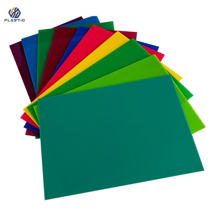 1mm-300mm espessura folhas de acrílico colorido para corte a laser resistência a arranhões