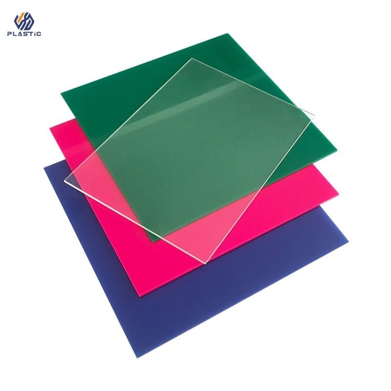 1mm-300mm espessura folhas de acrílico colorido para corte a laser resistência a arranhões