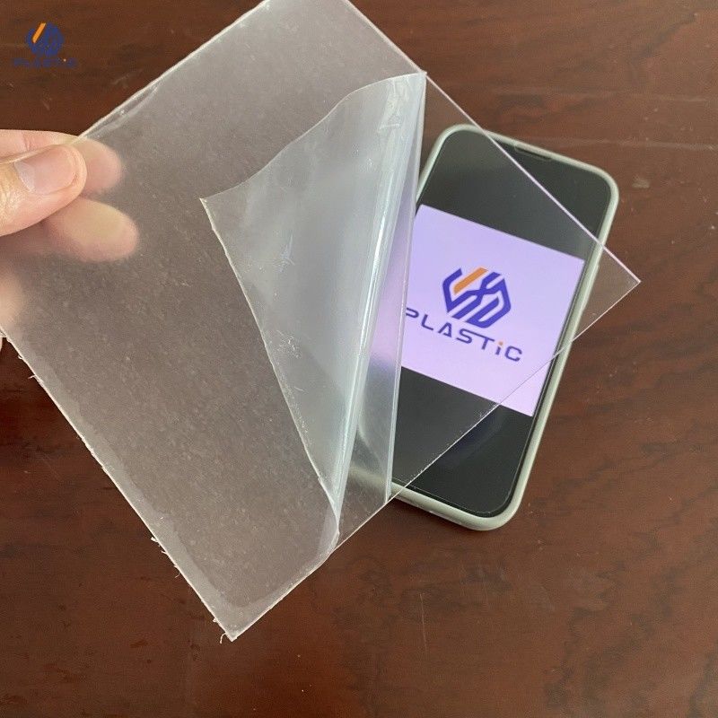 Folha acrílica extrudida clara 1220mm X 2440mm Cores personalizadas Fácil de cortar