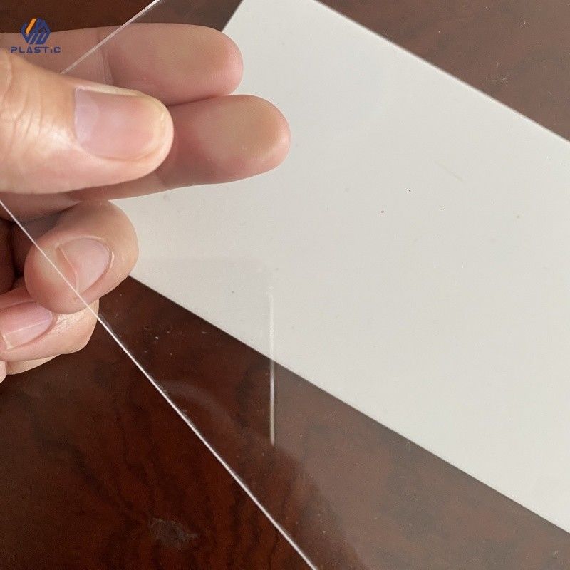 Folha acrílica extrudida clara 1220mm X 2440mm Cores personalizadas Fácil de cortar