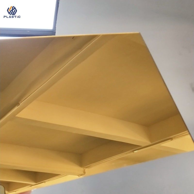 Espelho resistente a arranhões Folha acrílica Prata de ouro Parede e decoração de casa