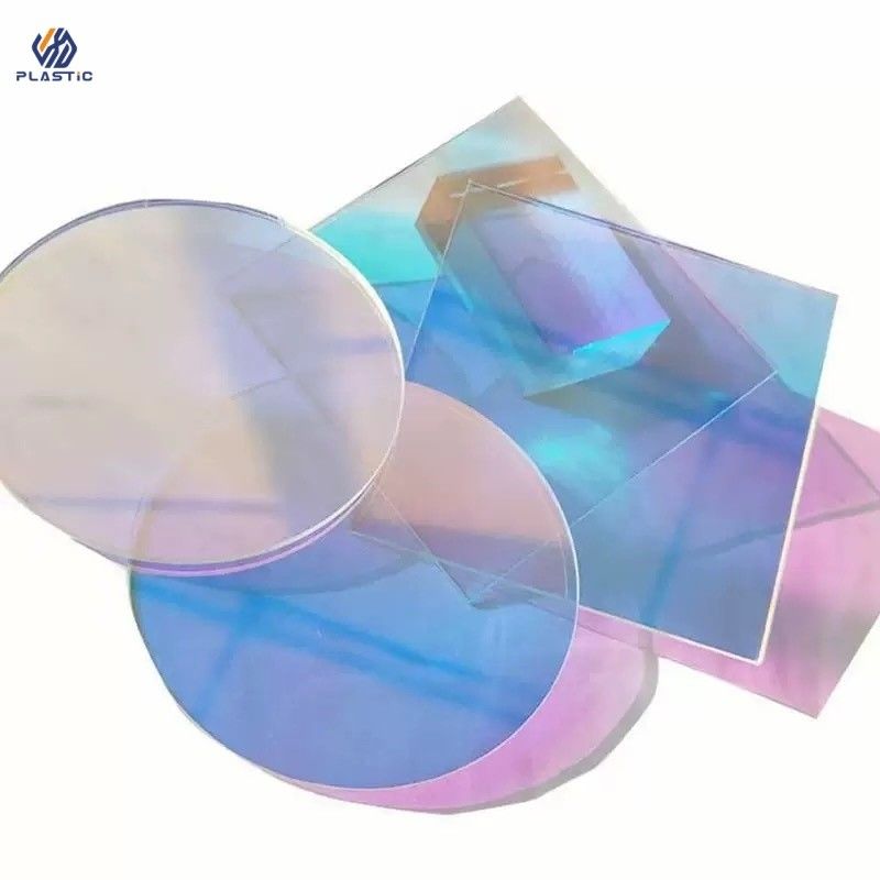 Resistência ao calor Rainbow Acrylic Sheet, Rainbow Colors Perspex Sheet OEM