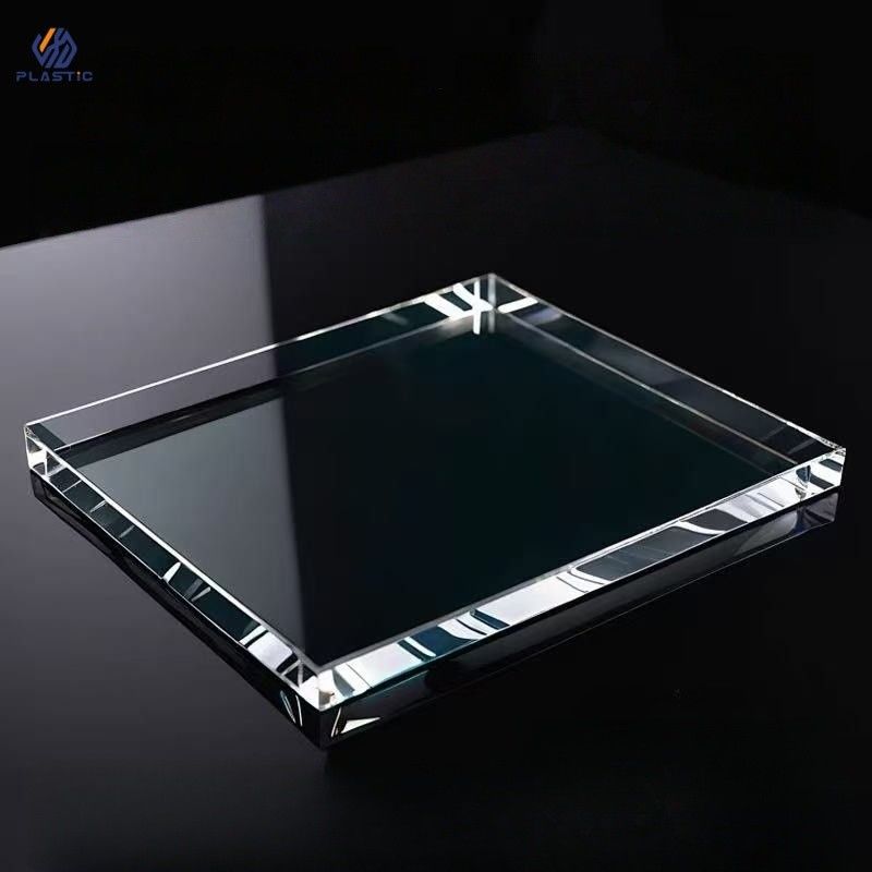 Folha acrílica Perspex transparente fundida 5mm 6mm 7mm 8mm Espessura para impressão UV