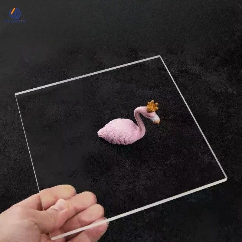 Folha acrílica Perspex transparente fundida 5mm 6mm 7mm 8mm Espessura para impressão UV