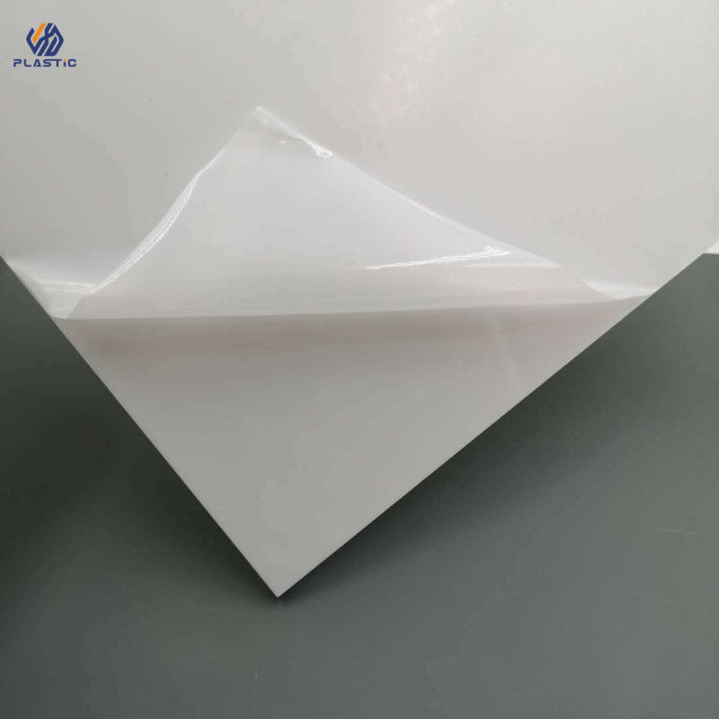 OEM Não Folhas de acrílico fundido de cor amarela Placas de acrílico branco Resistência ao impacto