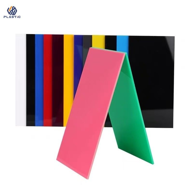 100% de PMMA de plástico de cor folha acrílica cortada a laser painéis acrílicos para interiores e exteriores