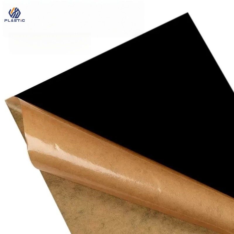 Folha de acrílico resistente ao calor Cor preta, cor transparente Folha de acrílico OEM Logotipo