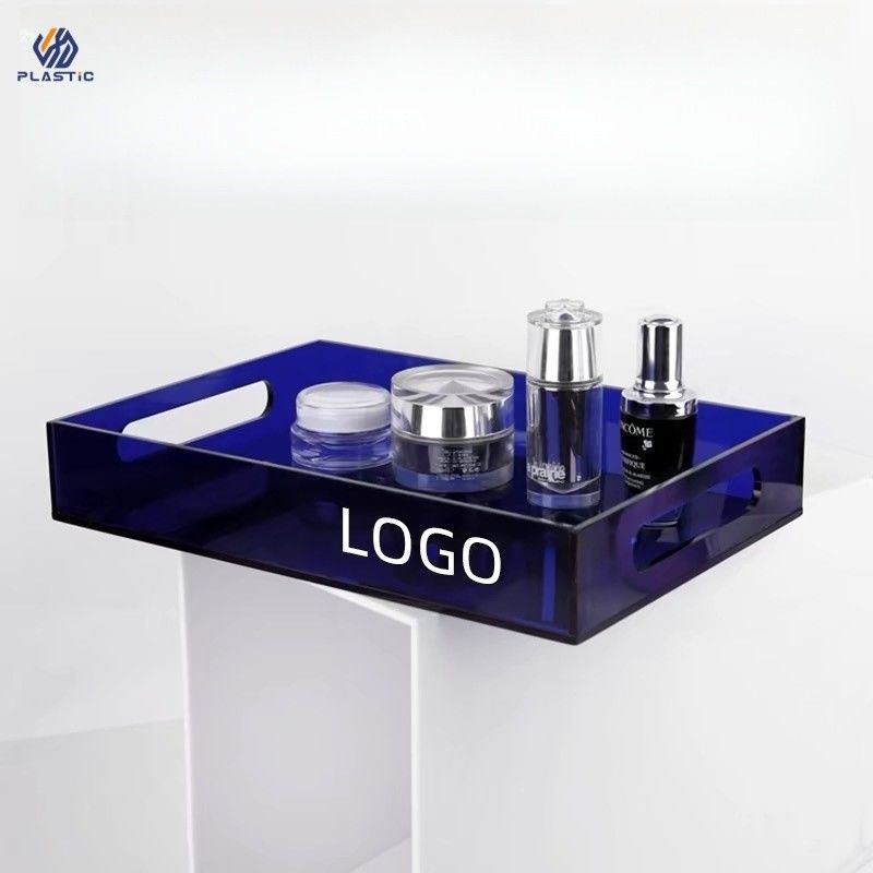 Caixas de armazenamento acrílico transparente multicolor 3 mm de espessura com logotipo personalizável