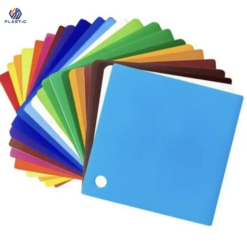 Folha de acrílico branco à prova de fogo para iluminação, folhas de acrílico personalizadas de cores 1220x2420mm