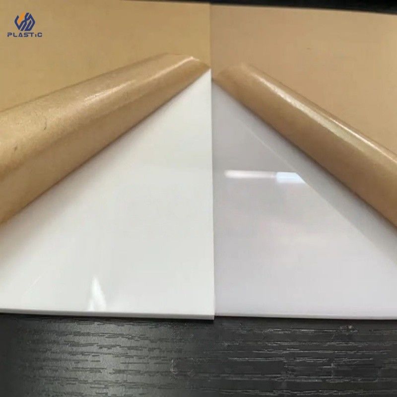 Folha de acrílico branco à prova de fogo para iluminação, folhas de acrílico personalizadas de cores 1220x2420mm