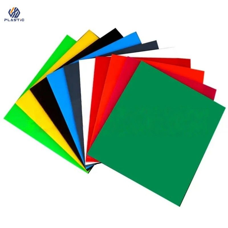 Folhas acrílicas multicolores vermelhas azuis verdes, painéis acrílicos fundidos resistentes aos raios UV