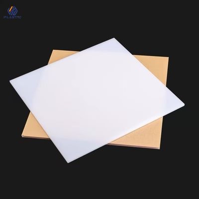 Folhas de plástico acrílico branco personalizáveis 3x1220x2440mm para construção e decoração