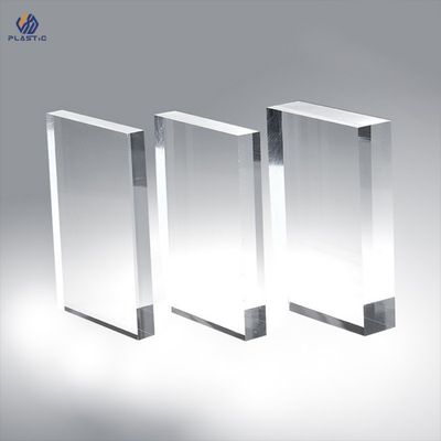 Folha de acrílico fundido transparente para óptima transmissão da luz e resistência ao impacto