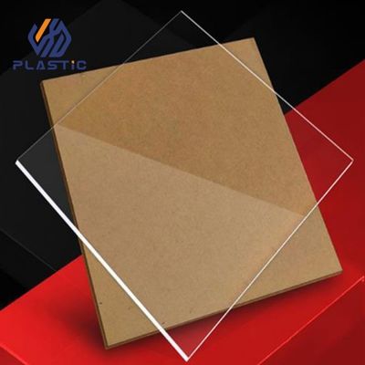 1Folha de acrílico extrudida de espessura de 0,5 mm para aplicações transparentes e duráveis