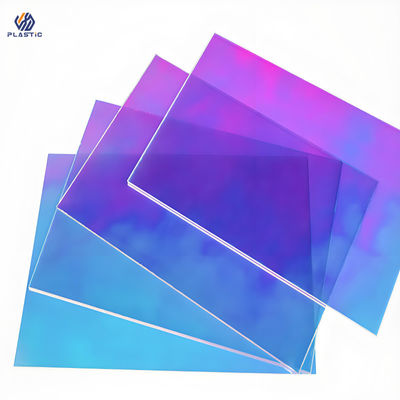 Resistência a intempéries 100% MMA Rainbow Acrylic Sheet para aplicações versáteis