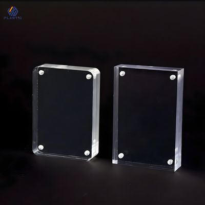 Quadro de imagem acrílico magnético 8 mm espessura Quadro de pé transparente personalizável