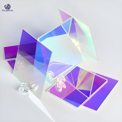 Resistência ao calor Rainbow Acrylic Sheet, Rainbow Colors Perspex Sheet OEM