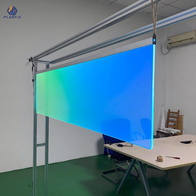 Folha de Acrílico Iridescente Rainbow 4ft X 8ft Com Alta Resistência ao Impacto de Brilho